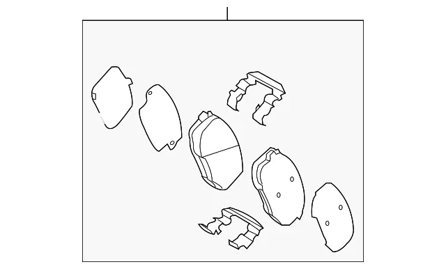 Brake Pads Front - Kia (58101-A7A21)